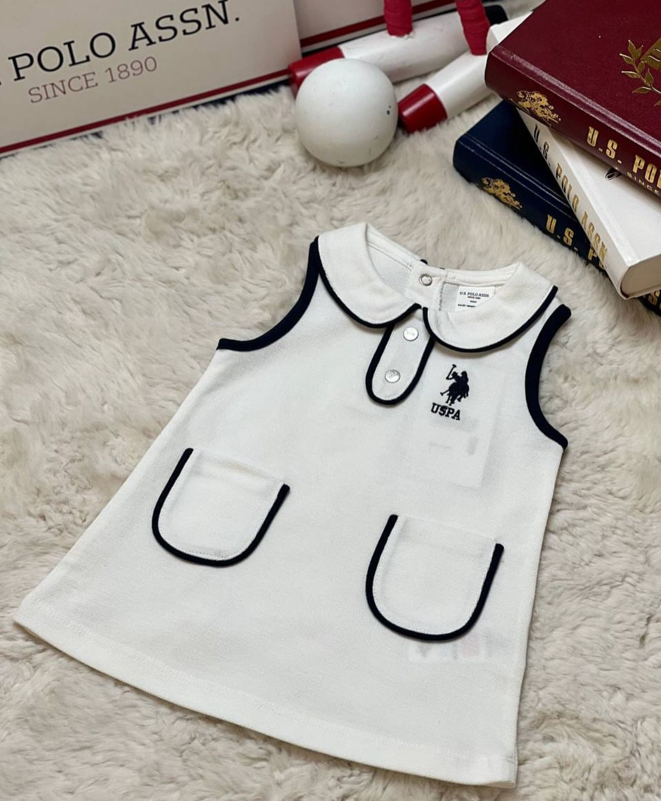 Rochie Albă fără miinici - US Polo Assn Moldova Rochie Albă fără miinici - Fotografie Detaliată 1 - US Polo Assn