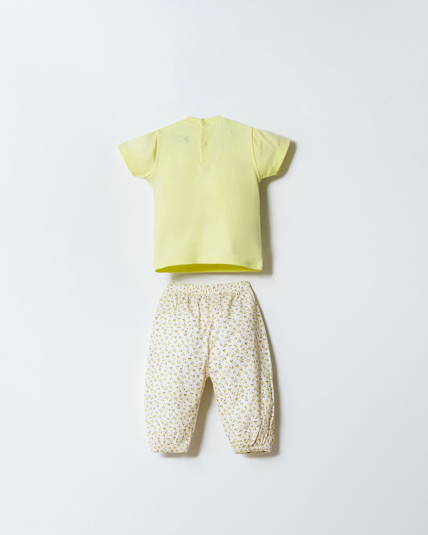 Set Galben Pantaloni cu Lamîi