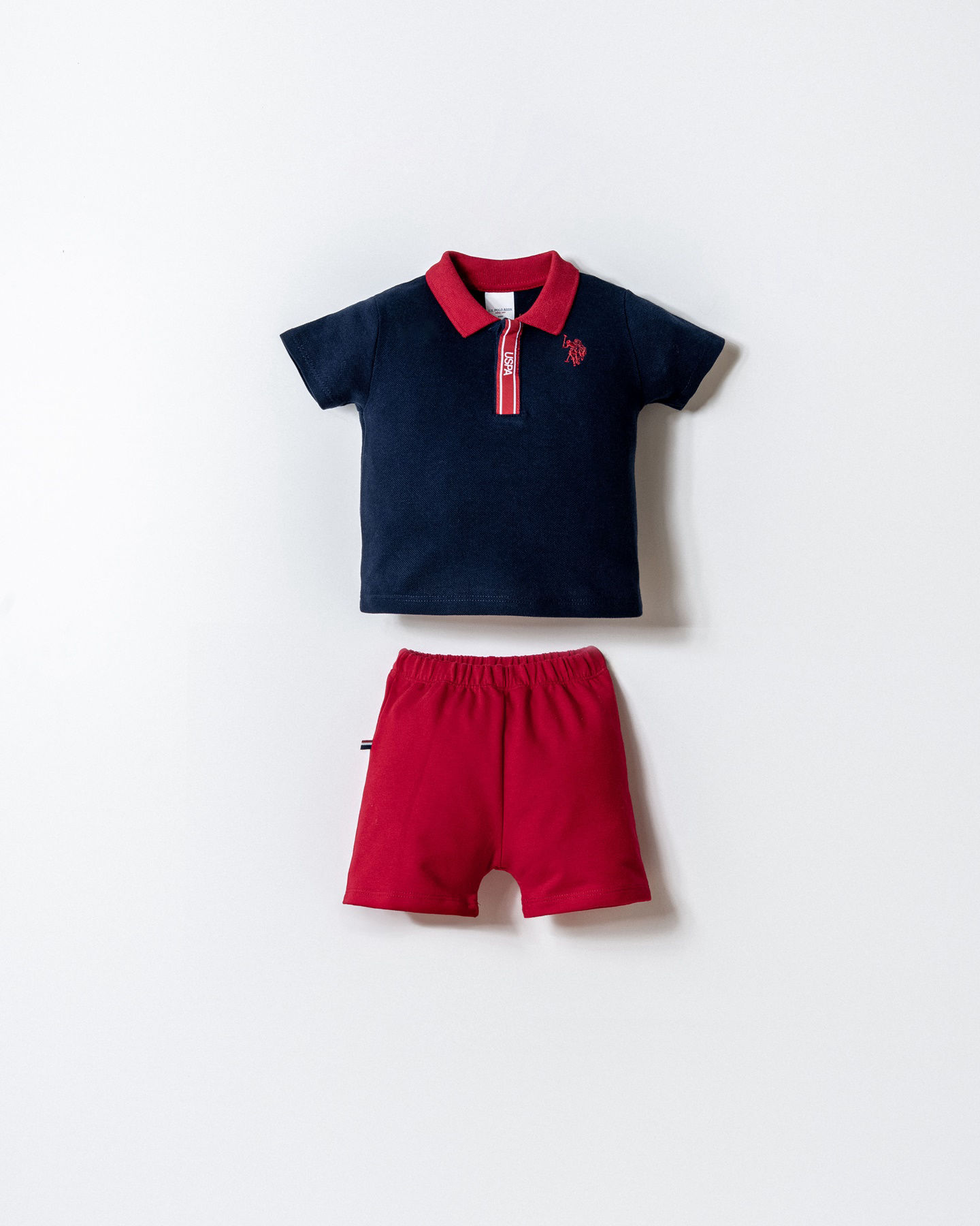 Set Polo Clasic Albastru - US Polo Assn Moldova Set Polo Clasic Albastru - Fotografie Detaliată 2 - US Polo Assn