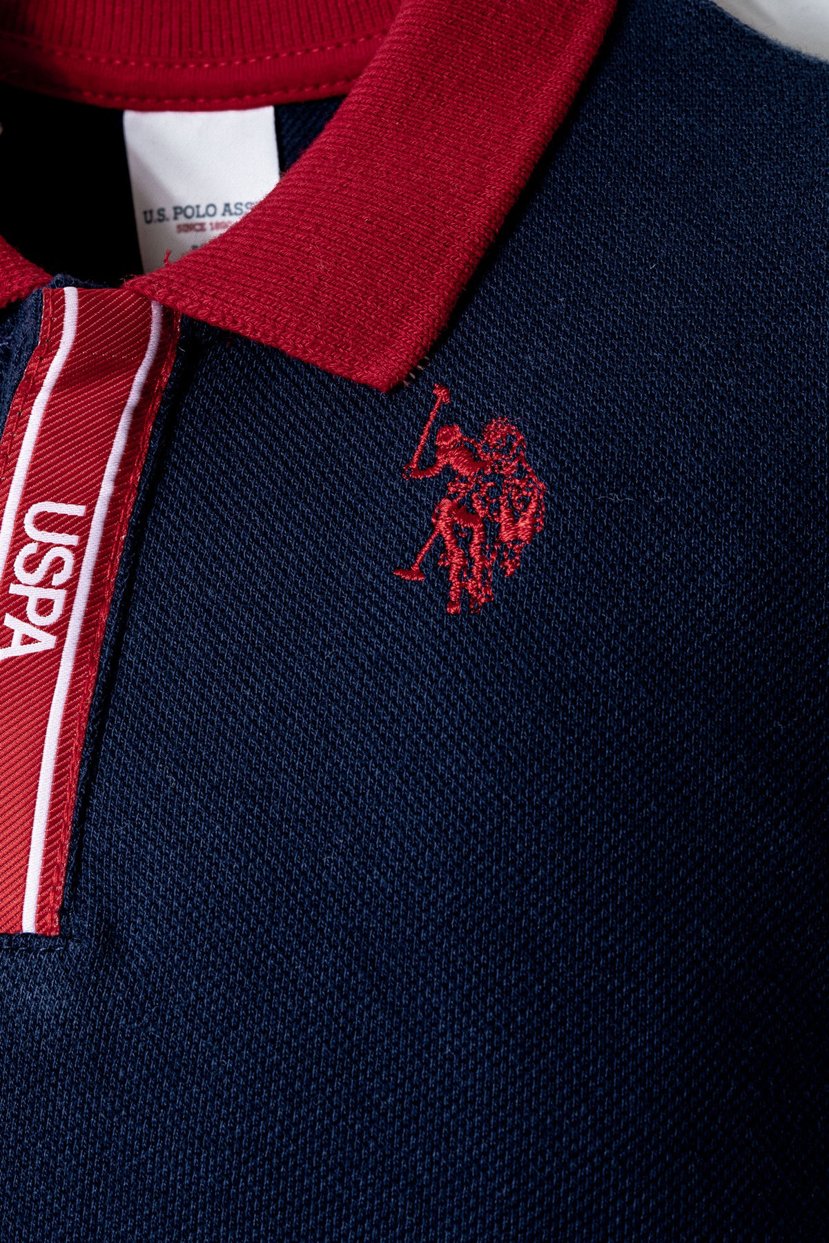 Set Polo Clasic Albastru - US Polo Assn Moldova Set Polo Clasic Albastru - Fotografie Detaliată 3 - US Polo Assn